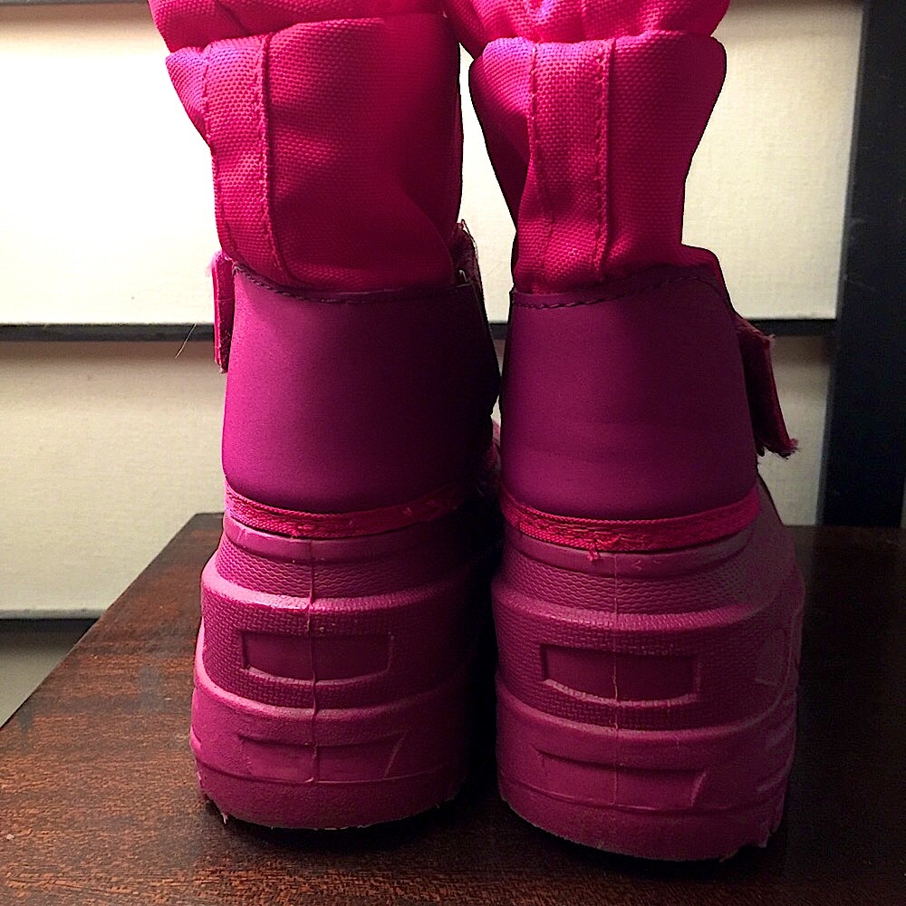 Cat&Jack pink pink winter insulated ❄️snow boots - Picture 5 of 14